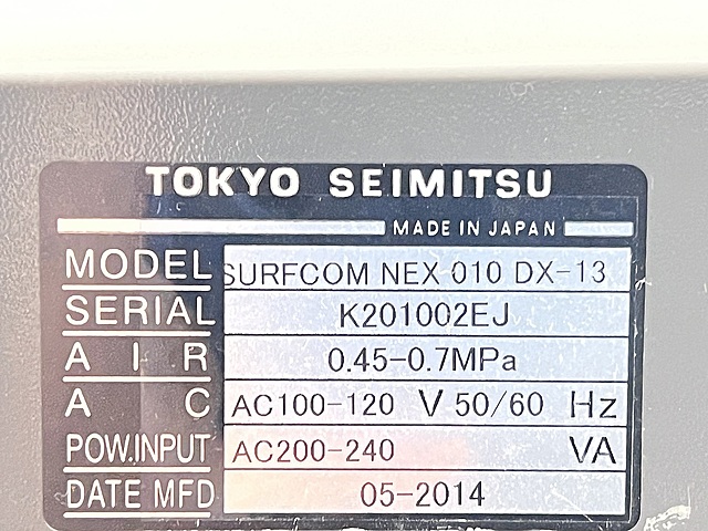C176778 形状測定機 東京精密 SURFCOM NEX 010 DX-13_11