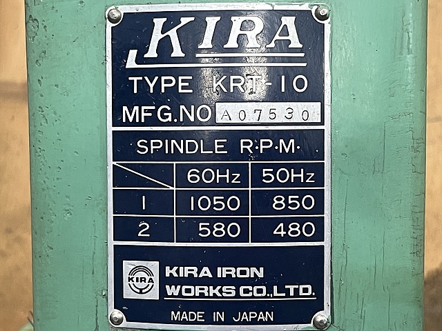 C173573 タッピング盤 KIRA KRT-10_5