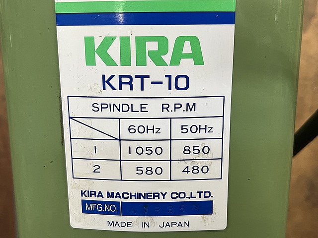 C175256 タッピング盤 KIRA KRT-10_6