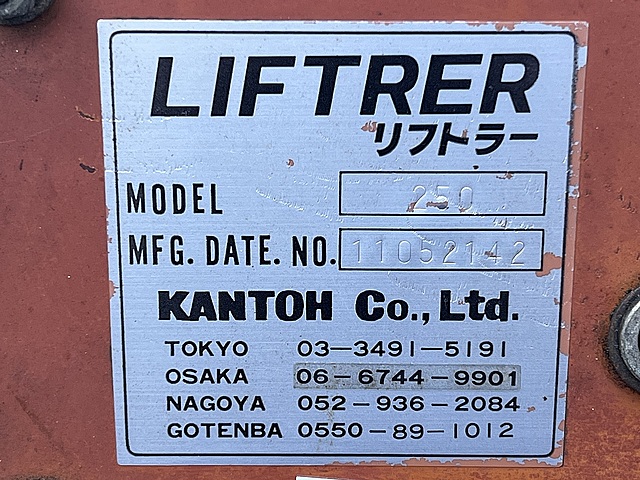 C180987 ハンドリフター カントー 250_3