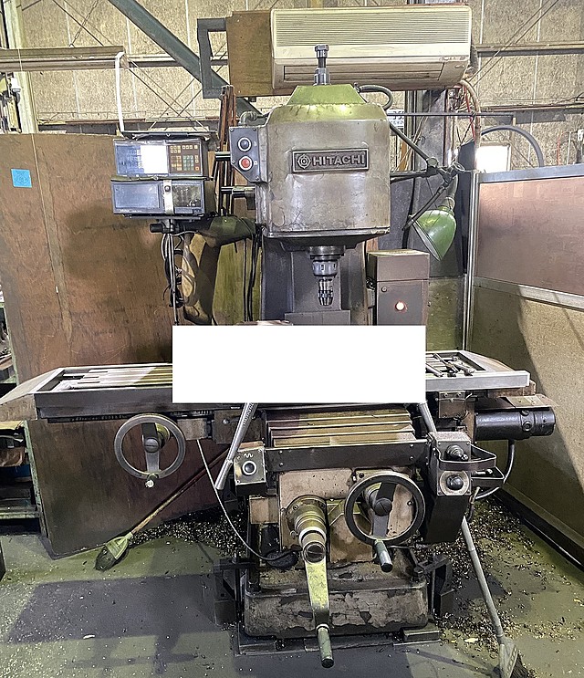 G005945 ひざ型フライス 日立精工 2MW-V