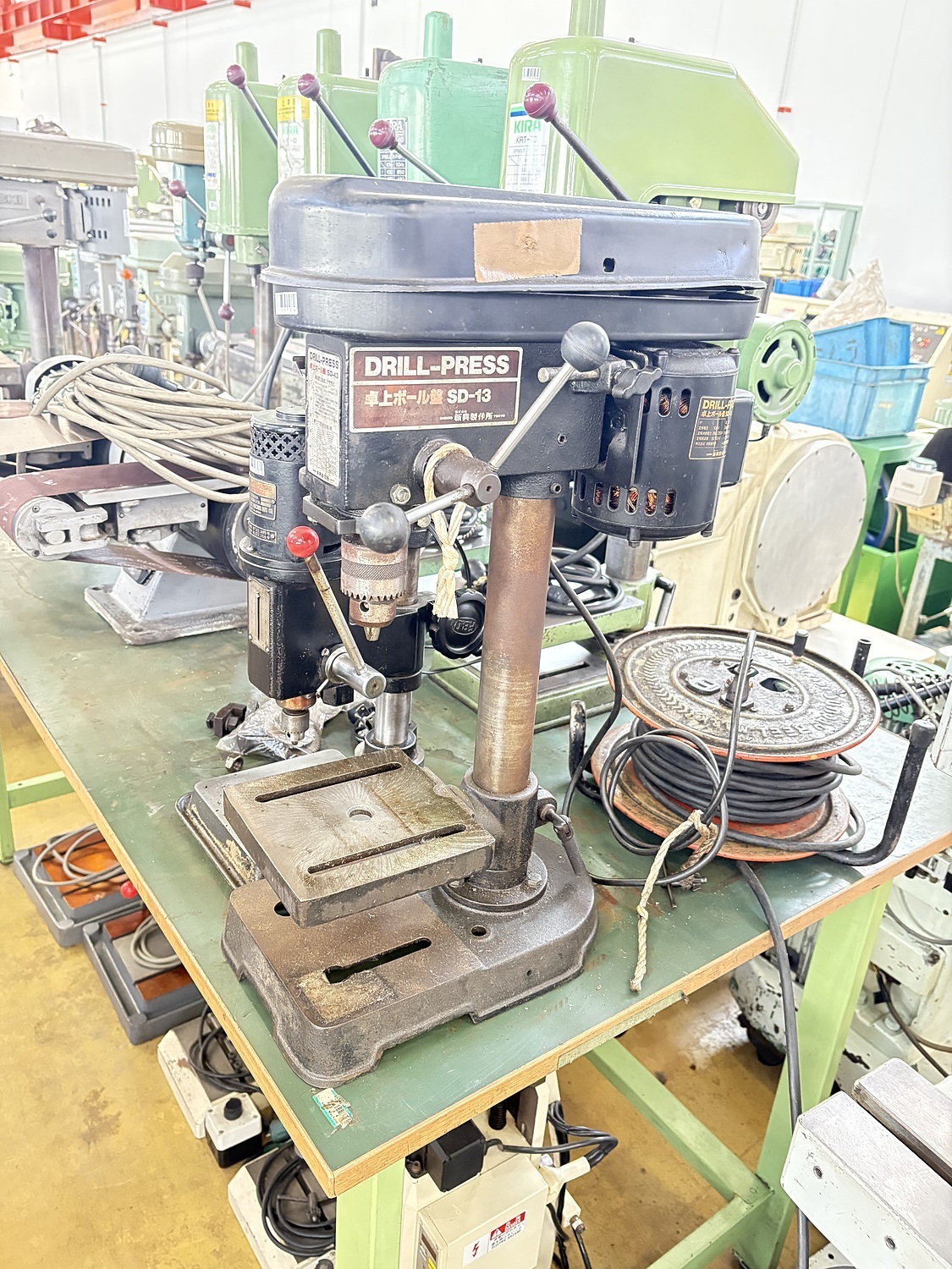 お値下げ　ボール盤　工具　ビンテージ C155124 卓上ボール盤 -- | 株式会社 小林機械