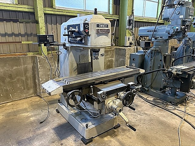 H019503 ひざ型フライス 日立精工 2MW-V_1