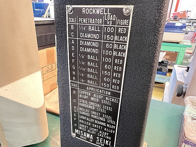 C170681 硬度計 三澤精機製作所 3B_5