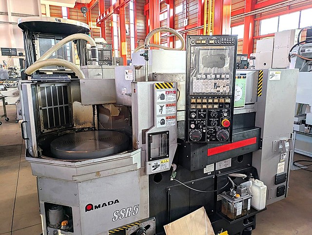 P009098 ＮＣ横軸ロータリー研削盤 アマダワシノ SSR-5