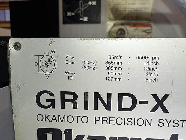 P009096 ＮＣ横軸ロータリー研削盤 岡本工作 PRG6DXNC_6