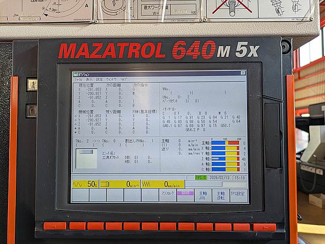 P009033 五軸加工機 ヤマザキマザック VARIAXIS 630-5X_6