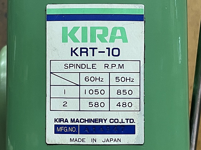 C183264 タッピング盤 KIRA KRT-10_5