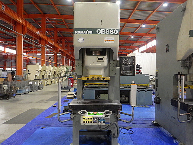 H019808 Ｃ型プレス コマツ OBS80-5B