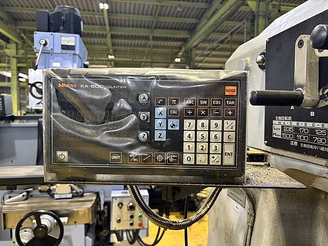 H019341 ひざ型フライス 日立精工 2MW-V_3