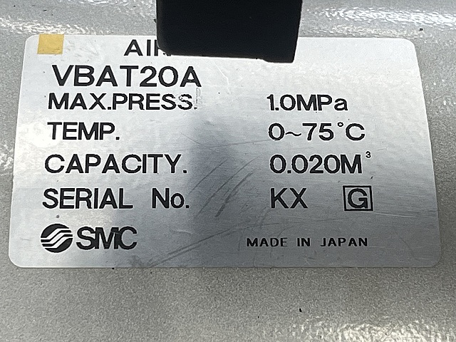 C183003 サブタンク SMC VBAT20A_5
