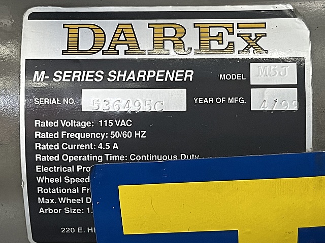 C184319 ドリル研削盤 DAREX M5J_8