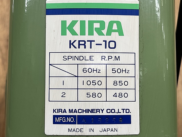 C187259 タッピング盤 KIRA KRT-10_6
