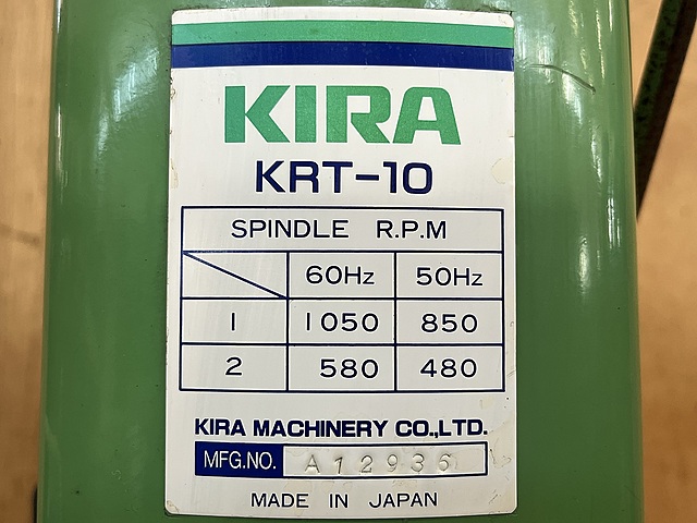 C186522 タッピング盤 KIRA KRT-10_6