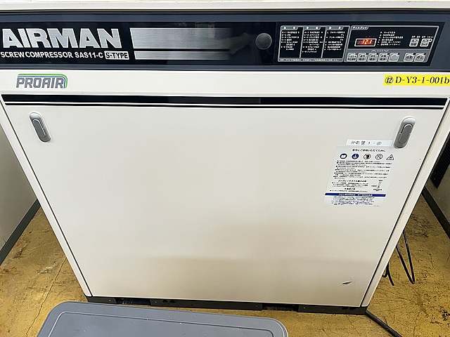 C188219 スクリューコンプレッサー 北越工業 SAS11SD-5C